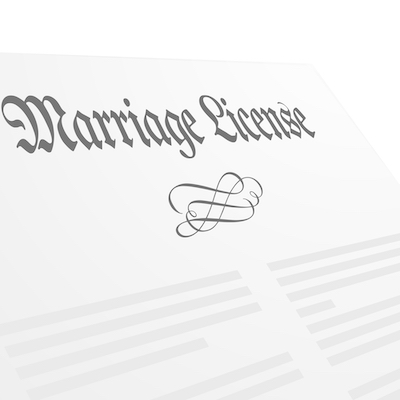 marriage license